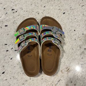 Birkenstock Florida Irridescent sandals women size 36